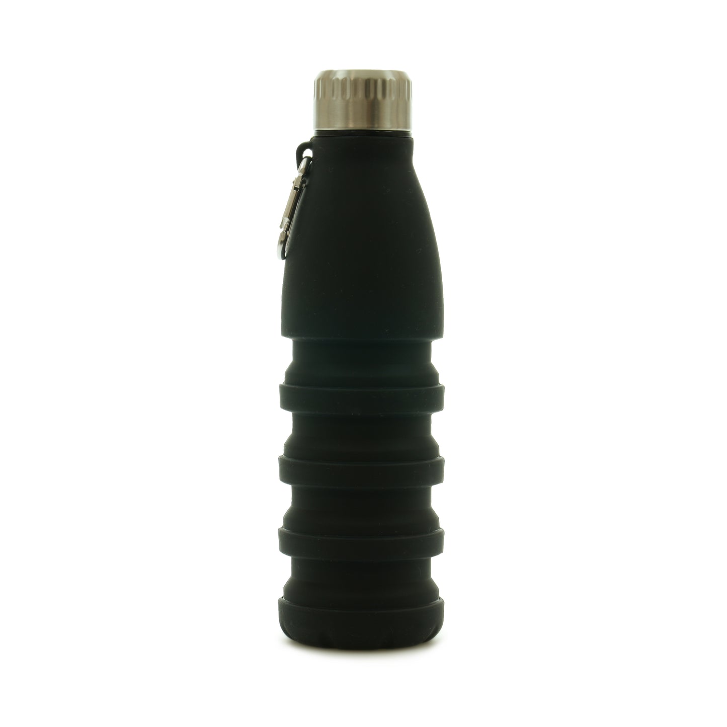 BODMIN 550ml COLLAPSIBLE SILICONE DRINKS BOTTLE WITH CARABINER