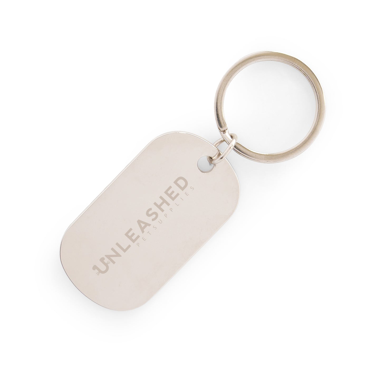 Promotional Metal Dog Tag Style Keyring