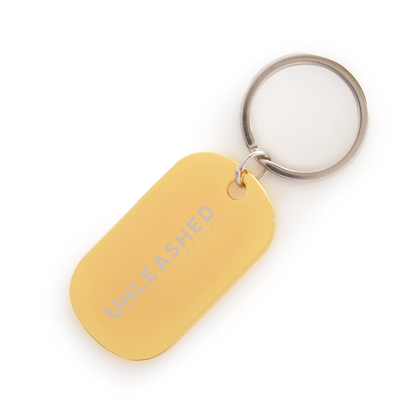 Promotional Metal Dog Tag Style Keyring