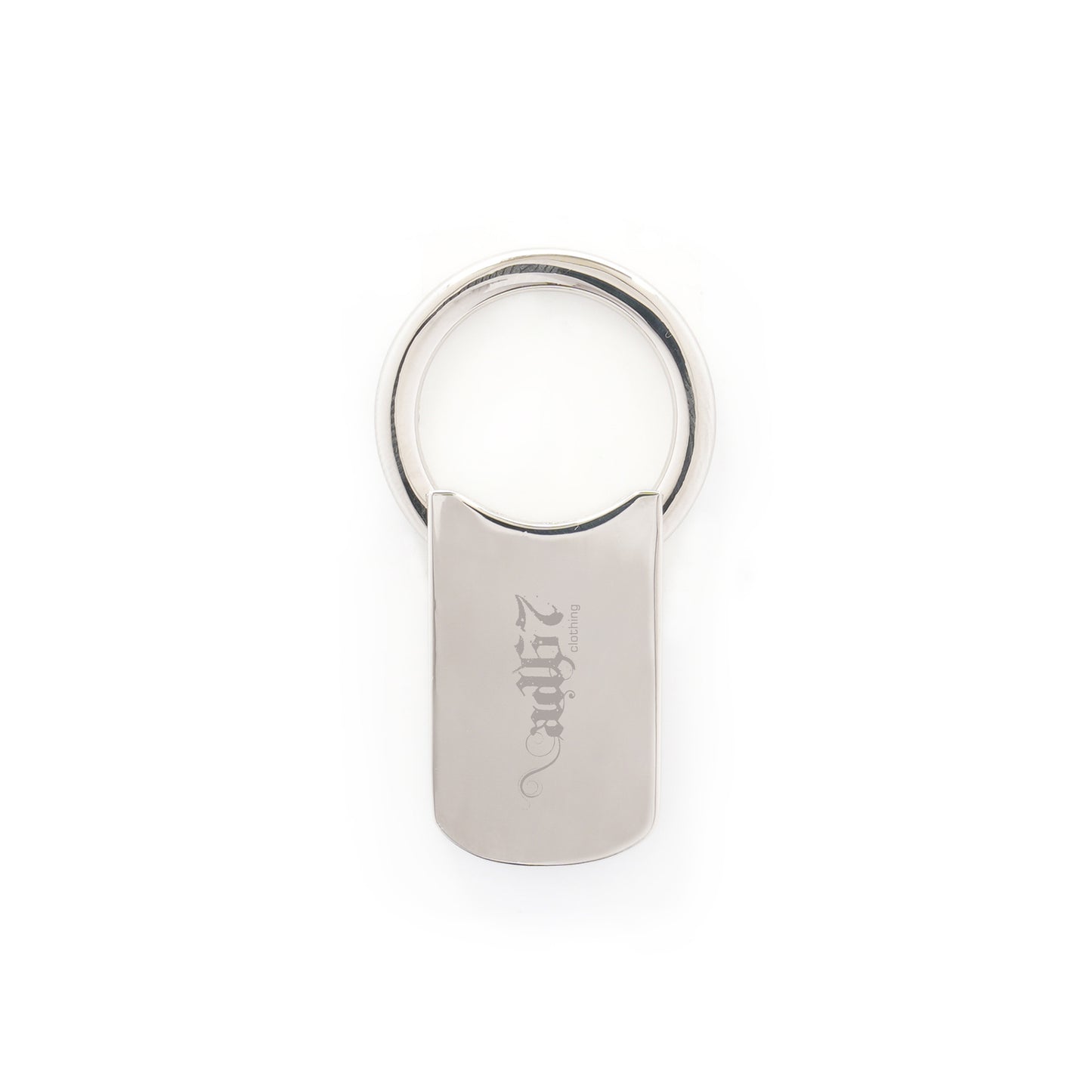 Engraved Metal Twist Keyring